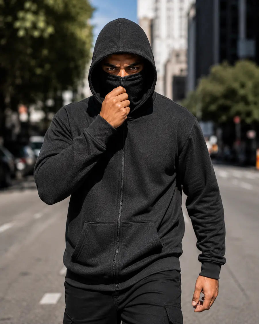 Hoodie Con Balaclava Premium ®
