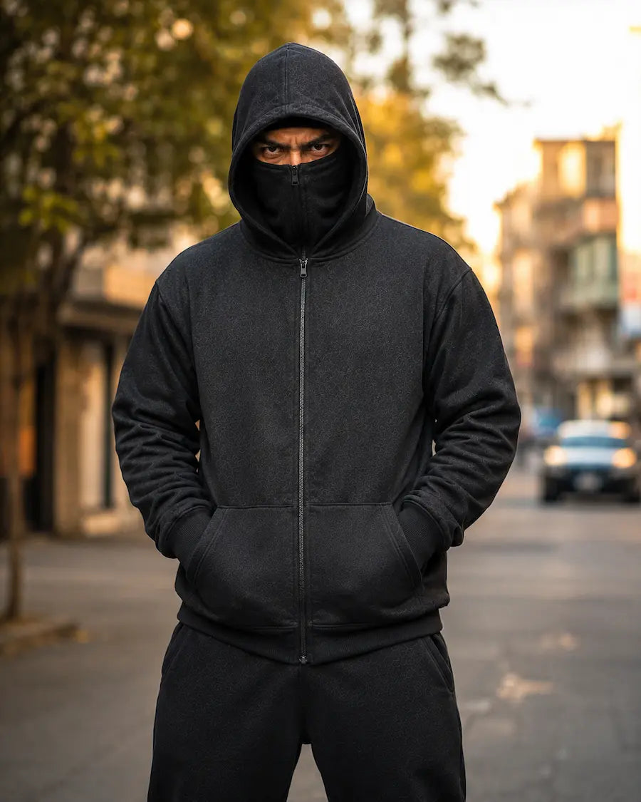 Hoodie Con Balaclava Premium ®