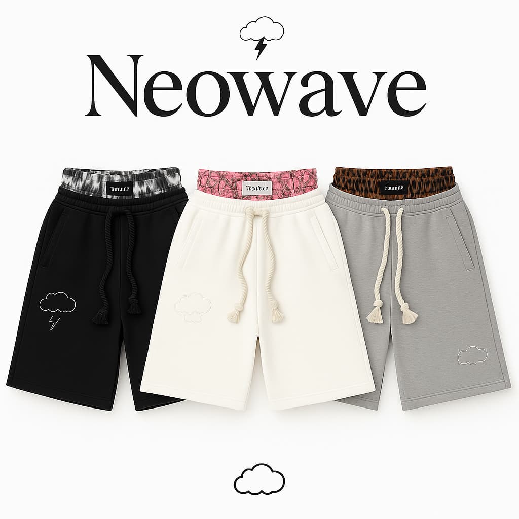 Pantaloneta Oversize doble cinturilla NeoWave
