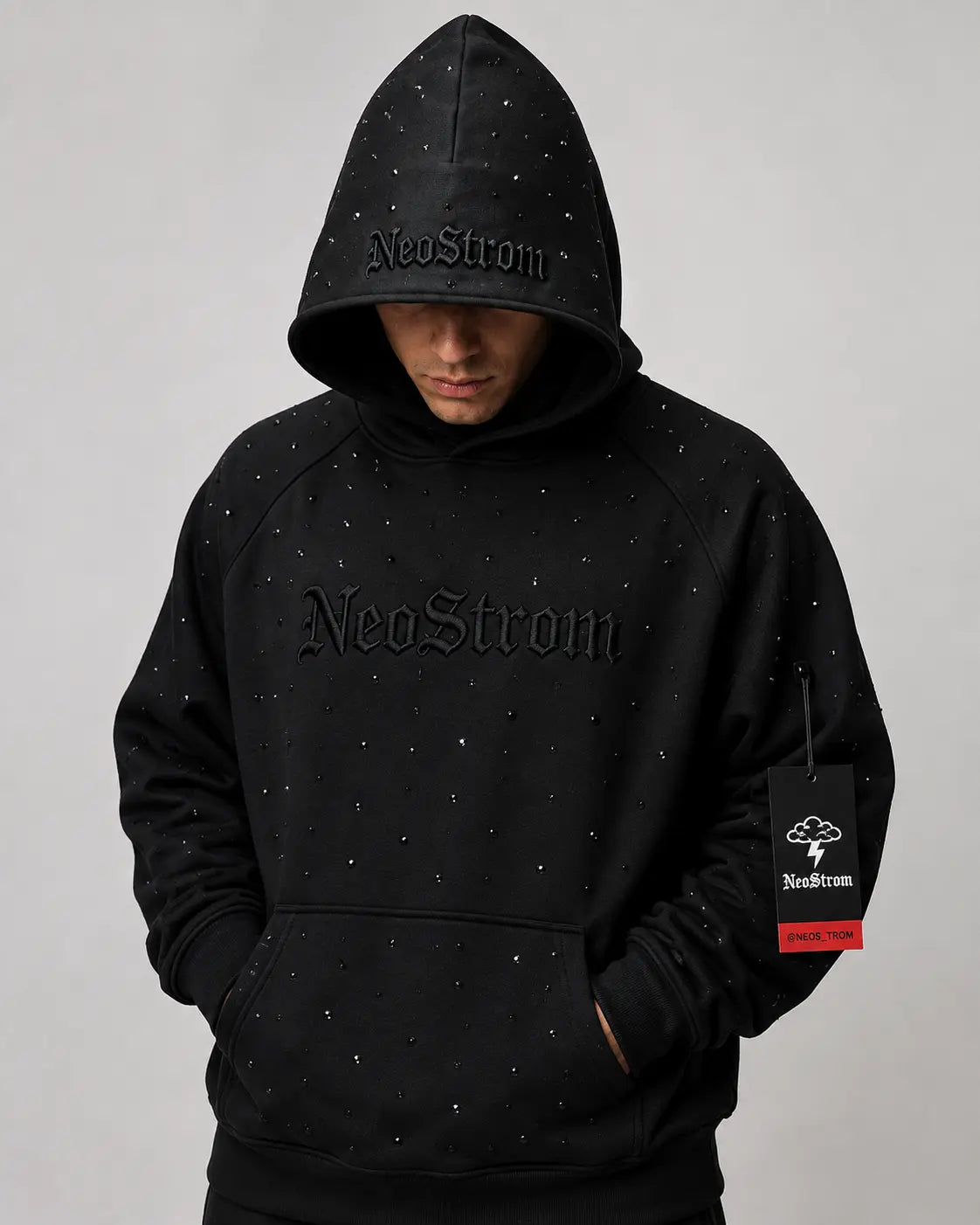 Hoodie con Pedreria premium ®